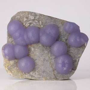 Botryoidal purple fluorite mineral specimen from china