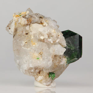chrome tourmaline specimen with strong contrast and structure