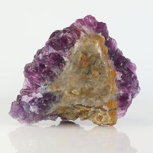 Compact fluorite crystal cluster showing cubic growth