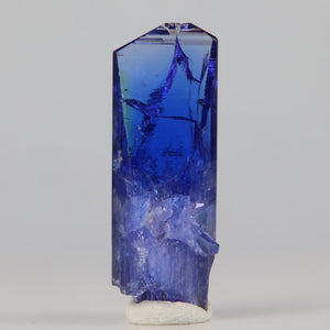 deep blue tanzanite crystal