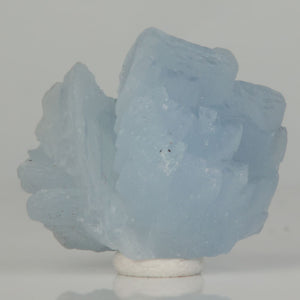 Fluorescent blue prehnite crystal cluster from Tanzania