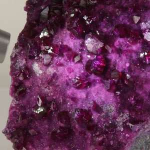 Turkey kammererite crystals close up