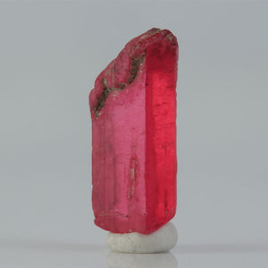 miniature rhodonite specimen from brazil vivid translucent pink mineral