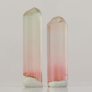 natural congo tourmaline pair with subtle color gradient