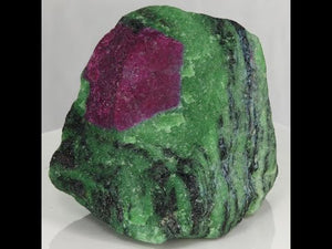 582g Ruby in Zoisite Mineral Specimen from Tanzania
