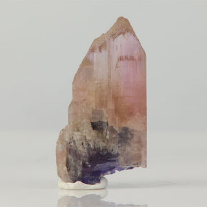 rare pink unheated tanzanite crystal from tanzania