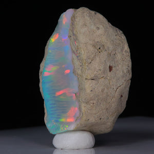 Raw colorful ethiopian opal