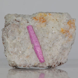 ruby in matrix Morogoro Tanzania pink corundum crystal specimen