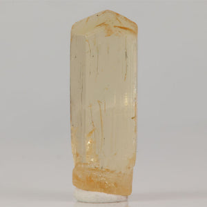Scapolite crystal from Morogoro Tanzania with pale yellow color and prismatic form