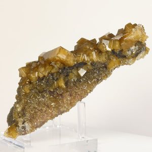 Cabinet size Chinese barite specimen with dense crystal coverage