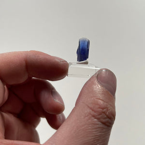 transparent tanzanite zoisite crystal specimen