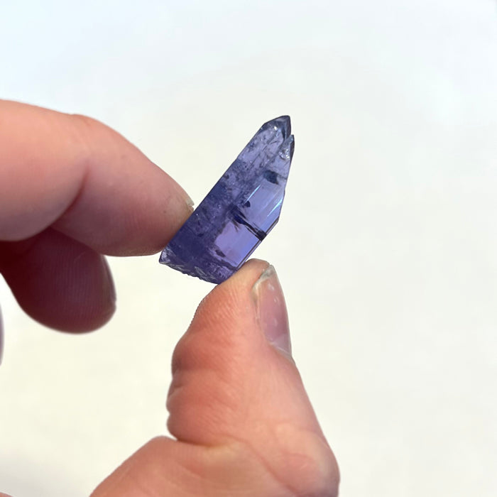 Gemmy Natural Purple Tanzanite Crystal