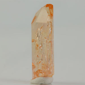 Bright gem-quality Chrome Topaz crystal displaying sharp crystal form