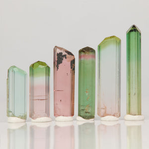 parcel of multi color tourmaline crystals from Congo