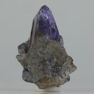 Unheated Tanzanite crystal on matrix from Tanzania
