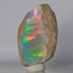 Welo Ethiopian Opal rough Crystal Specimen Big Colorful