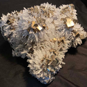 Museum Quality Pyrite & Quartz from Peru