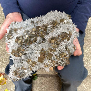 Museum Quality Pyrite & Quartz from Peru