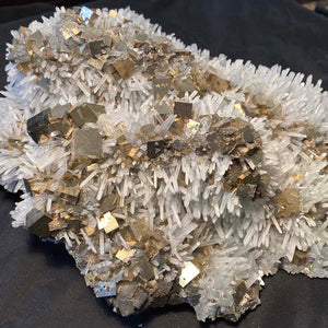 Museum Quality Pyrite & Quartz from Peru