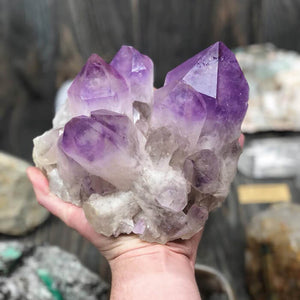 Large Amethyst Crystal Cluster from Bolivia