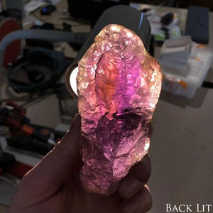 Bolvian Amtrine Crystal Etched Amethyst Citrine