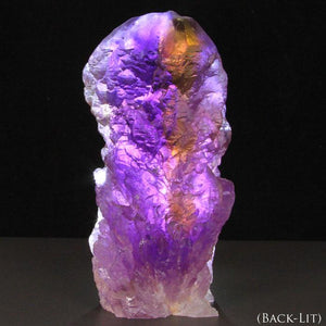Large Etched Natural Ametrine Crystal Mineral Specimen Bolivian