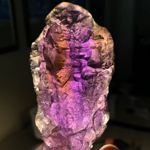 Raw Ametrine Etched Crystal Specimen Anahi Mine Santa Cruz Dept Boliva