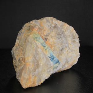 Aquamarine Crystal in Quartz from Madagascar