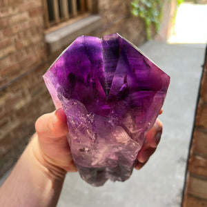 Brazil large amethyst root crystal specimen