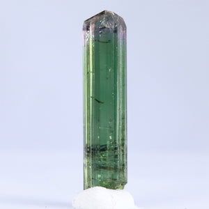 Brazil bicolor tourmaline crystal specimen