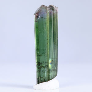 bicolor raw tourmaline crystal mineral specimen