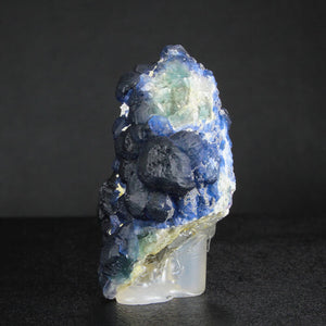 Chinese Blue Fluorite on Quartz