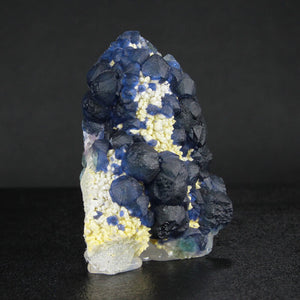 Chinese Blue Fluorite on Quartz