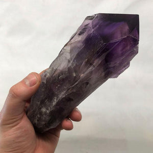 Natural Raw Amethyst Point Crystal Specimen BRazil