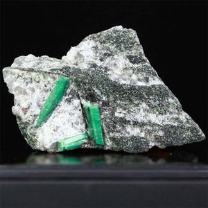 Chinese Emerald Crystal Specimen on Matrix