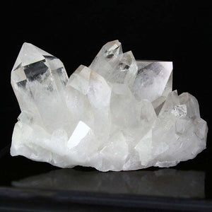 Clear Quartz Crystal Cluster Specimen clear