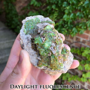 Electric Hyalite Opal Specimen from Mexico