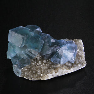 Electric Blue Fluorite & Quartz