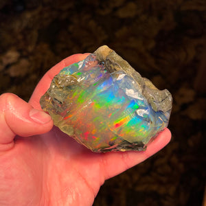 Natural Crystal Opal from Ethiopia Colors big