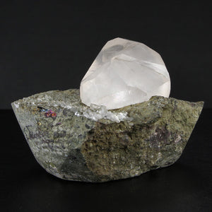 Fluorescent Calcite Crystal on Matrix