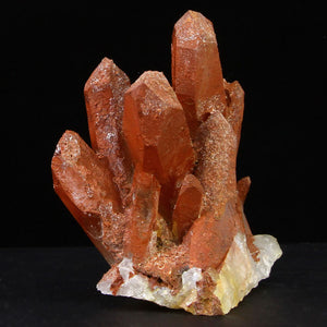 220g Hematite Coated Quartz Crystal Cluster