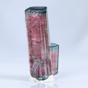 Twin Tourmaline bi color crystal brazil