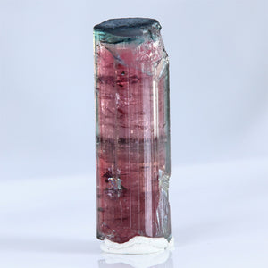 Blue green Cap Tourmaline crystal specimen