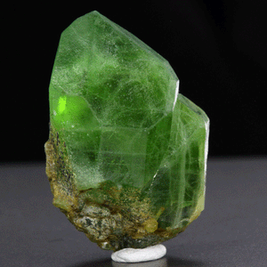 Green Peridot Crystal specimen
