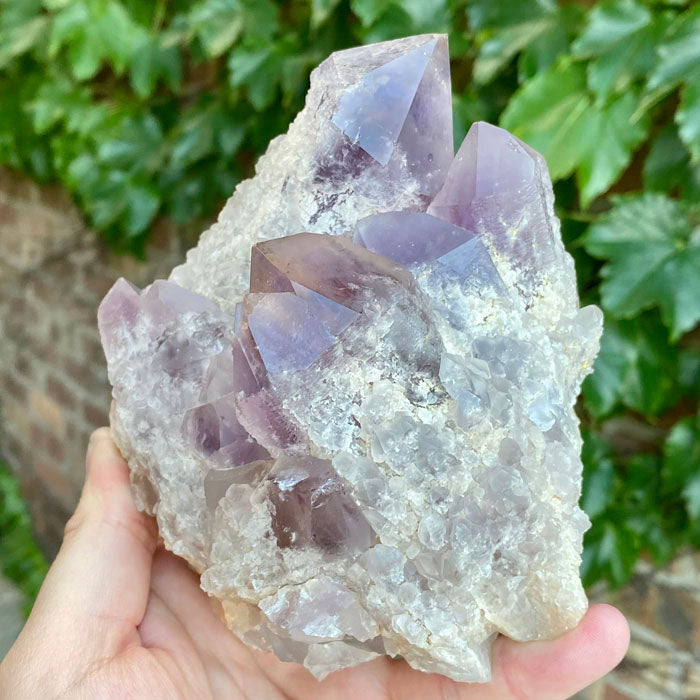 Small bolivian Amethyst Crystal Cluster Purple