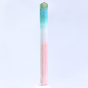 Tri Color Tourmaline Crystal Raw Specimen