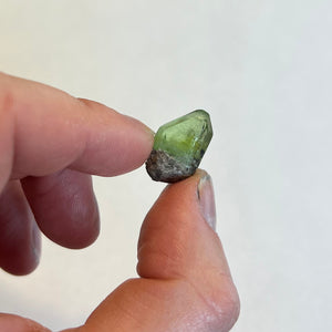 Natural peridot crystal from pakistan