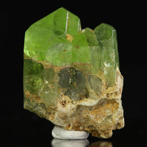 Peridot crystal specimen