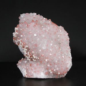 Hematite Included Quartz Crystal Cluster with Dolomite