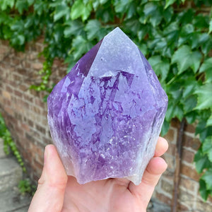 Natural Raw Amethyst Crystal Point